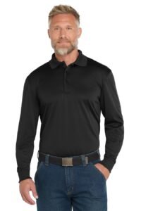 Snag-Proof Long Sleeve Polo